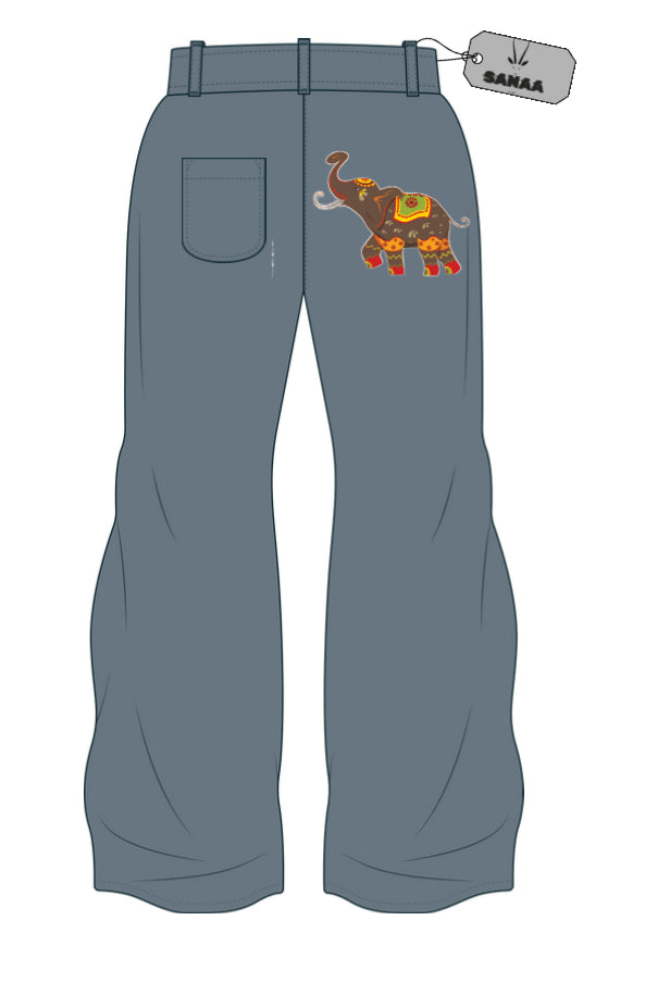 African elephant jeans